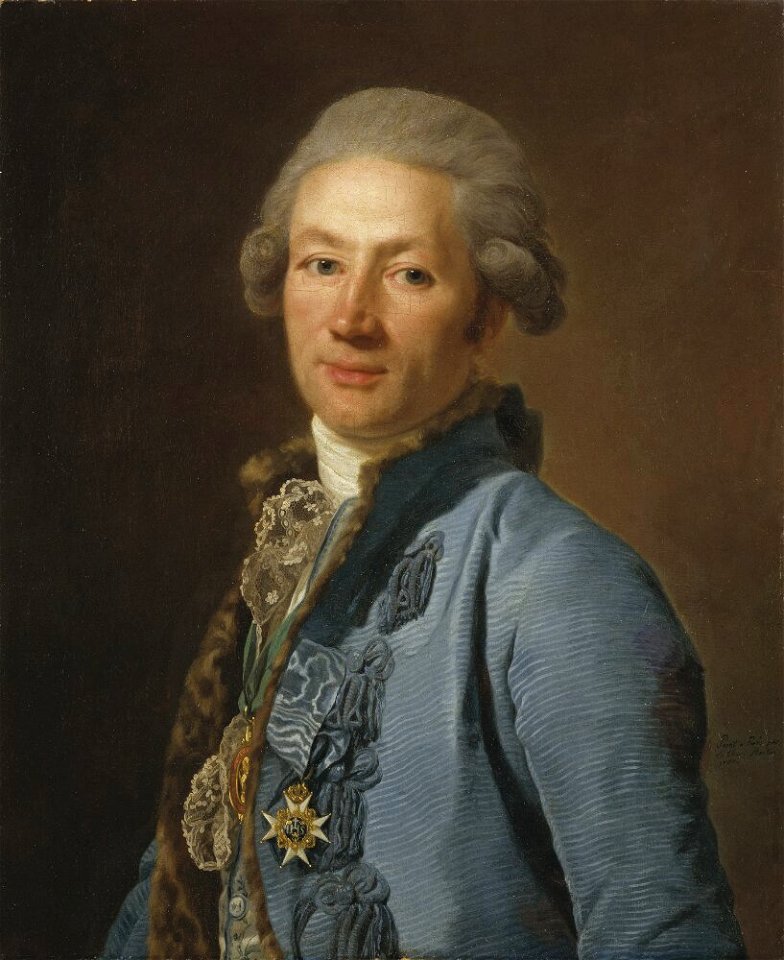Alexander Roslin - Christoffer Bogislaus Zibet - NMGrh 4322 - Nationalmuseum