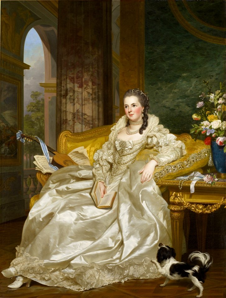 Alexander Roslin - The Comtesse d'Egmont Pignatelli in Spanish Costume - Google Art Project