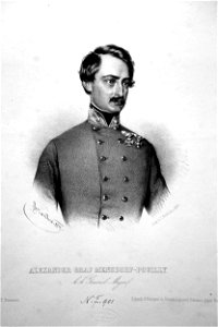 Alexander von Mensdorff-Pouilly Litho