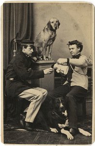 Alexander von Weiss ja Richard von Kügelgen koertega - Alexander von Weiss ja Richard von Kügelgen with Dogs (18002619549)