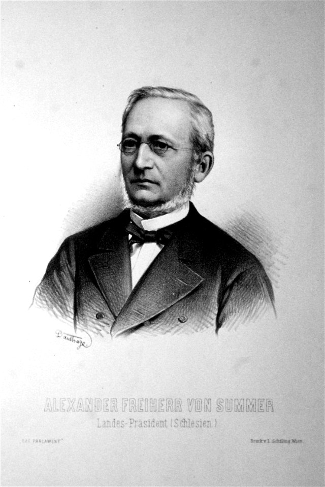 Alexander von Summer Litho
