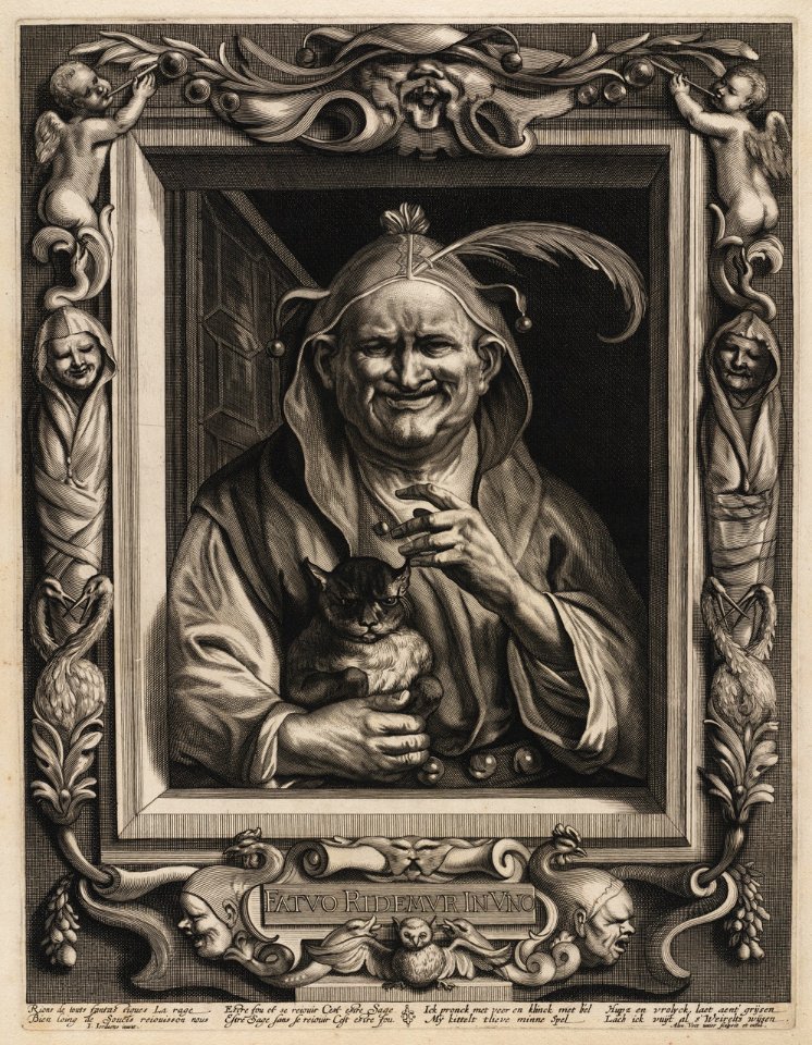 Alexander Voet II - Old fool with his cat