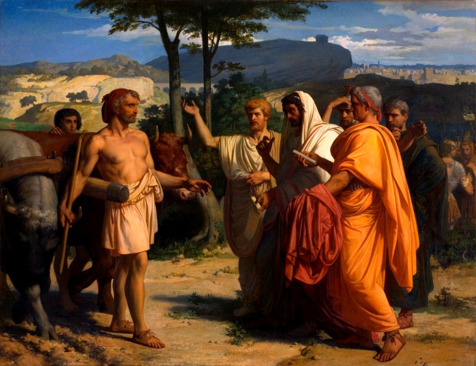 Alexandre Cabanel - Cincinnatus Receiving Deputies of the Senate