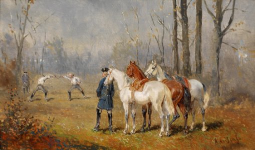 Alexander von Bensa Das Duell