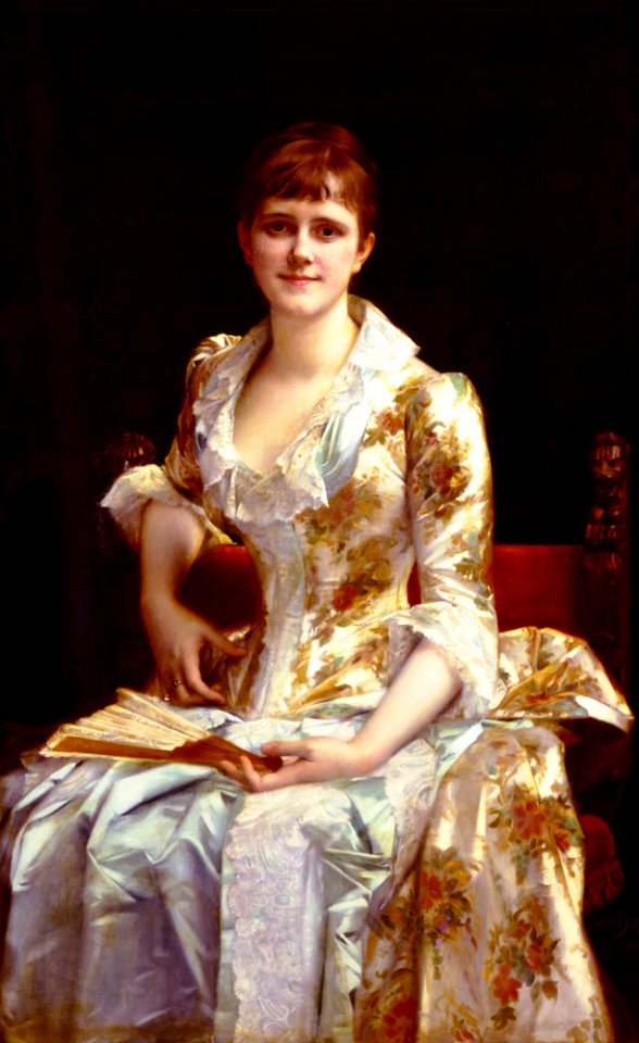 Alexandre Cabanel - Portrait Of Young Lady