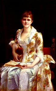 Alexandre Cabanel - Portrait Of Young Lady