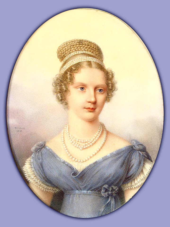 Alexandra Feodorovna of Russia by J.H.Benner (1821, Hermitage)
