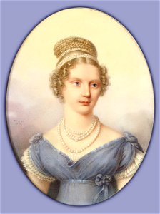 Alexandra Feodorovna of Russia by J.H.Benner (1821, Hermitage)