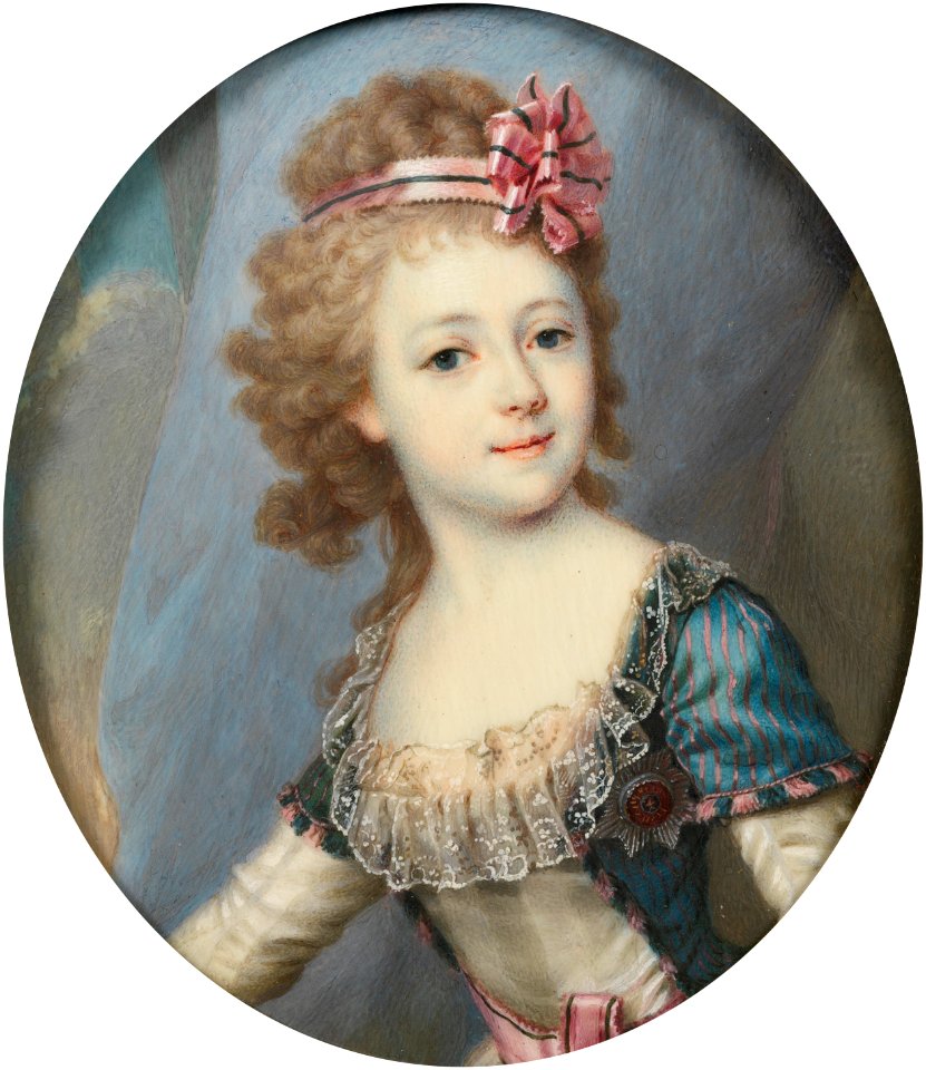 Alexandra Pavlovna by anonym after D.Levitskiy (c.1796, Royal coll.)