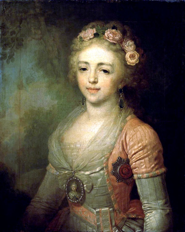 Alexandra Pavlovna by Borovikovsky (1790s, St. Michael's Castle)