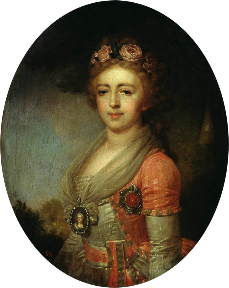 Alexandra Pavlovna by Borovikovsky (1797, Kursk)