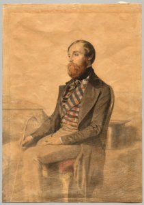 Alexandre Bida (French, 1823-1895) - Portrait of Alfred de Musset (1810-1857) - 2019.62 - Cleveland Museum of Art