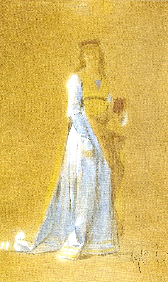 Alexandre Cabanel - Dama medieval