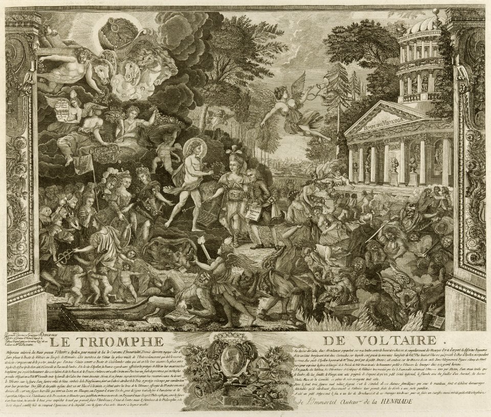 Alexandre Duplessis, Apotheose de Voltaire