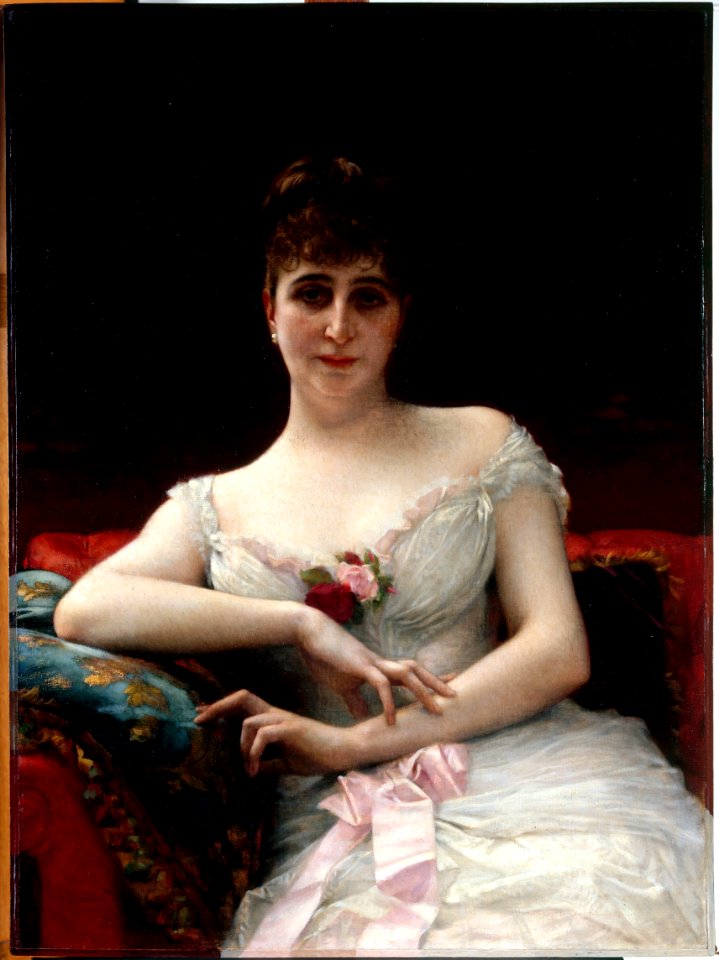 Alexandre Cabanel - Portrait de Madame Edouard Hervé - PPP727 - Musée des Beaux-Arts de la ville de Paris
