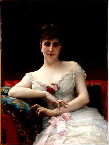 Alexandre Cabanel - Portrait de Madame Edouard Hervé - PPP727 - Musée des Beaux-Arts de la ville de Paris