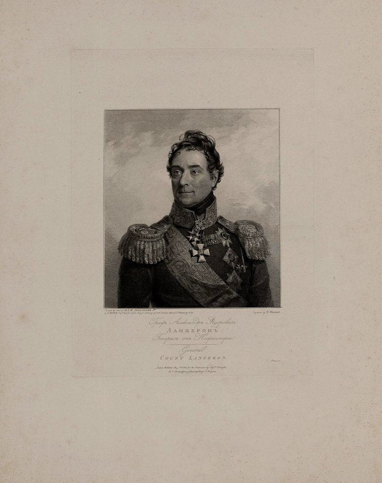 Alexandr Fedorovitch Langeron by Thomas Wright - Hermitage