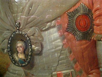 Alexandra Pavlovna by Borovikovsky (1797, Kursk) detail