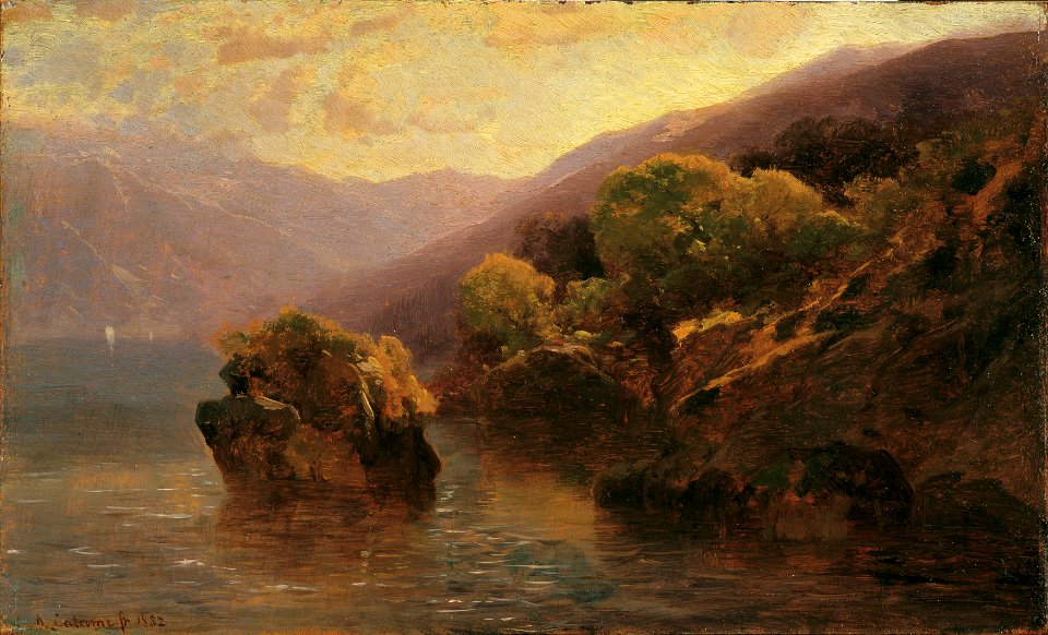 Alexandre Calame - Partie vom Genfer See - 2776 - Kunsthistorisches Museum