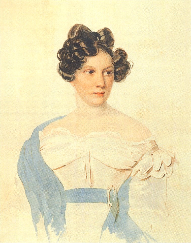 Alexandra Vasilievna Senyavina (by P. Sokolov)