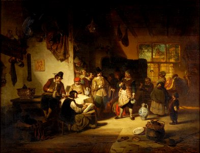 Alexandre Louis Lion Taverneninterieur
