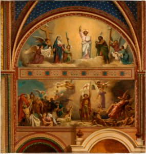 Alexandre Jean Baptiste Hesse - Esquisse pour l'église de Saint-Germain-des-Prés , Le Jugement Dernier - PPP4594 - Musée des Beaux-Arts de la ville de Paris