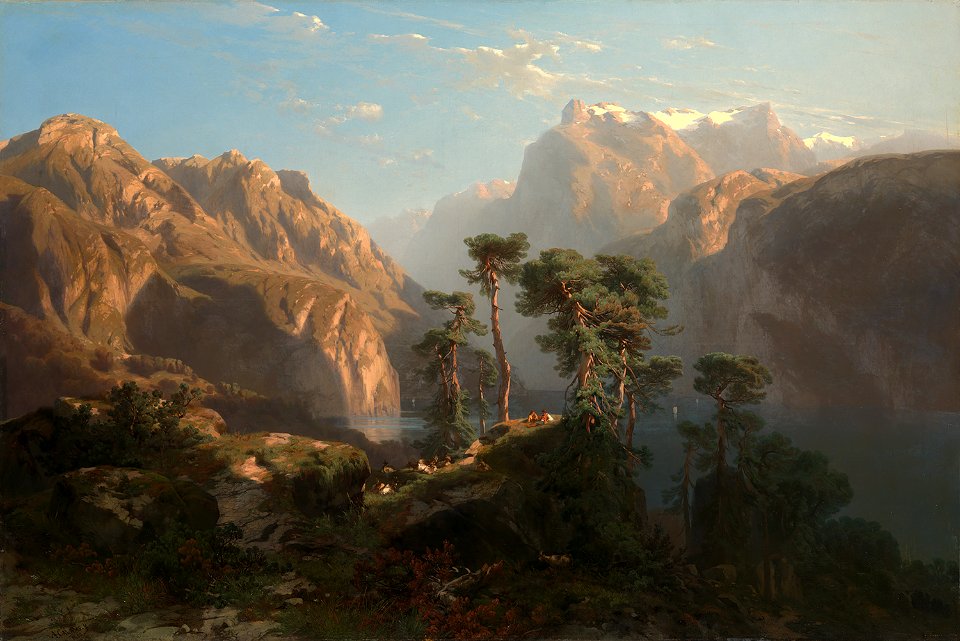 Alexandre Calame - Vierwaldstätter See - SA 299 - Amsterdam Museum