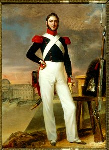 Alexandre Jean Dubois-Drahonet - Marin Burty, marchand de nouveautés, en tenue de grenadier - P771 - Musée Carnavalet