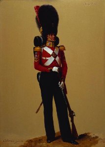 Alexandre-Jean Dubois Drahonet (1791-1834) - Colour-Sergeant William Maundrell, Coldstream Guards - RCIN 406929 - Royal Collection