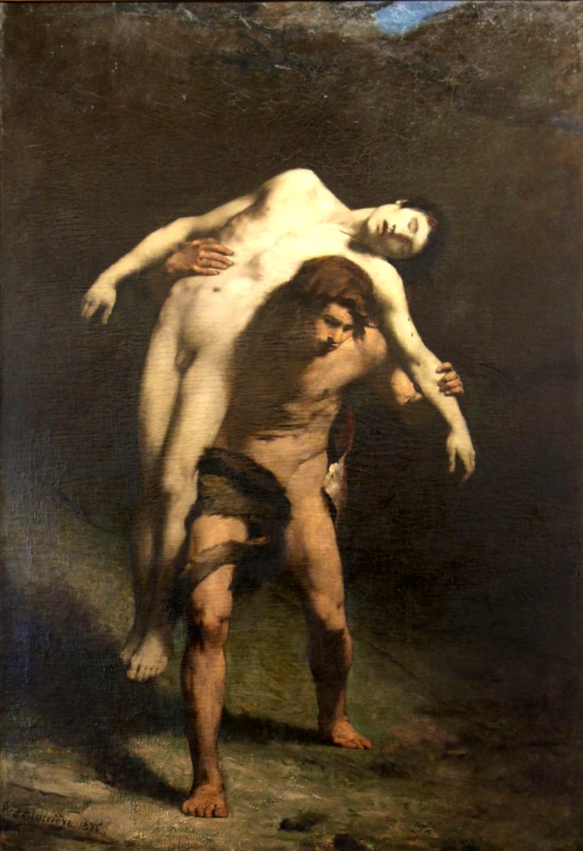 Alexandre Falguière-Caïn et Abel