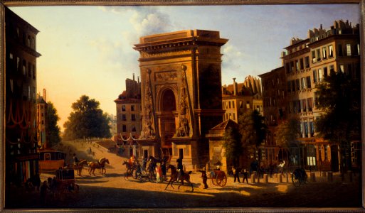 Alexandre Pau de Saint-Martin - La Porte Saint-Denis, 2ème arrondissement - P784 - Musée Carnavalet