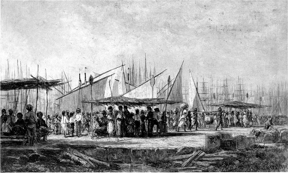 Alexandre Gabriel Decamps - Old Port, Singapore - 41.118 - Museum of Fine Arts