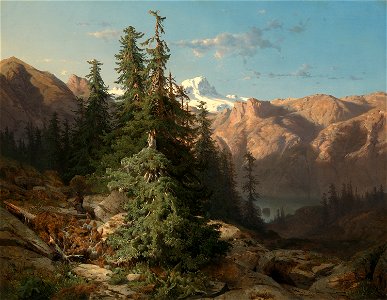 Alexandre Calame - In het Berner Oberland - SA 9 - Amsterdam Museum
