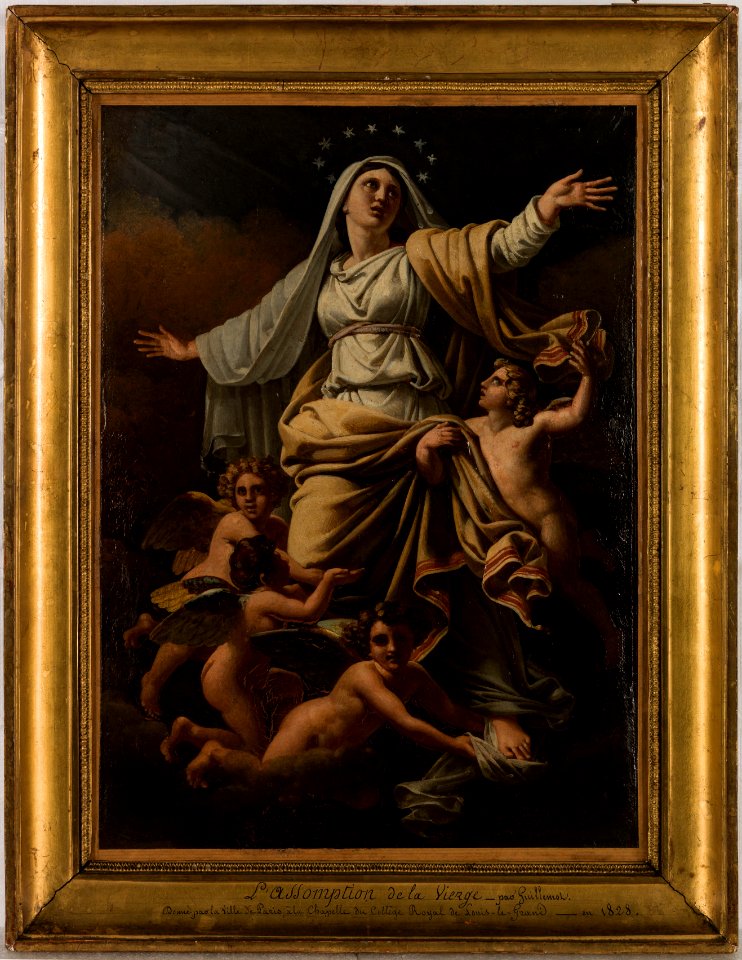 Alexandre-Charles Guillemot - Esquisse pour la chapelle du lycée Louis-le-Grand , L'Assomption de la Vierge - PPP4593 - Musée des Beaux-Arts de la ville de Paris