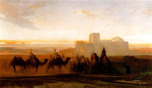 Alexandre-Gabriel Decamps - The Caravan - WGA06140