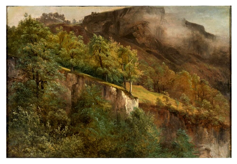 Alexandre Calame - Mountaneous Landscape in Valais - NM 2143 - Nationalmuseum