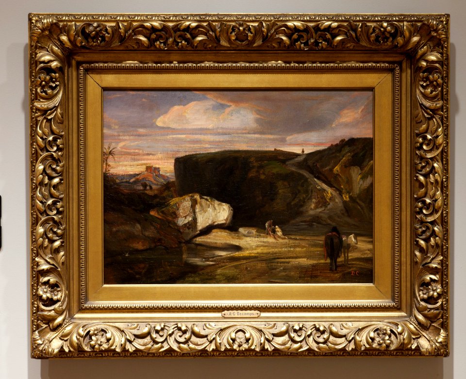 Alexandre-Gabriel Decamps - Landscape with the Good Samaritan - 58.31 - Minneapolis Institute of Arts
