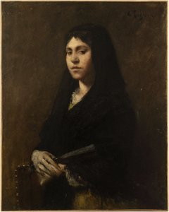 Alexandre Jean Joseph Falguière - Femme à l'éventail - PPP456 - Musée des Beaux-Arts de la ville de Paris