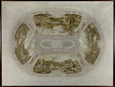 Alexandre Séon - Esquisse pour la salle des mariages de la mairie de Courbevoie , Les Saisons (Plafond) - PPP4257 - Musée des Beaux-Arts de la ville de Paris