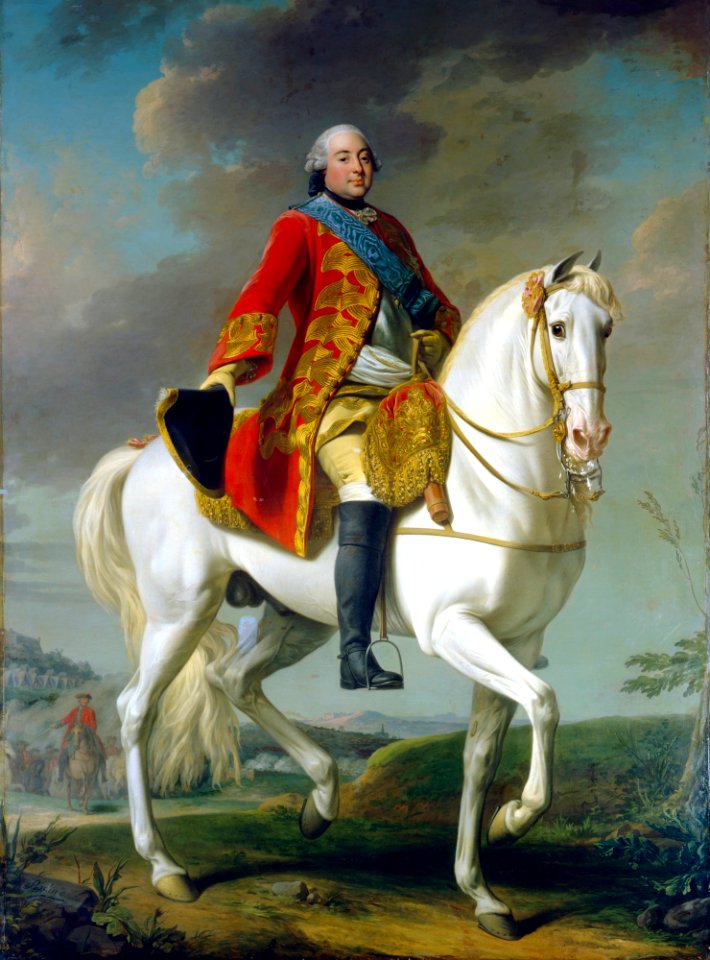 Alexandre Roslin - Louis-Philippe, Duc d'Orleans, Saluting his Army on the Battlefield - 80.36 - Detroit Institute of Arts