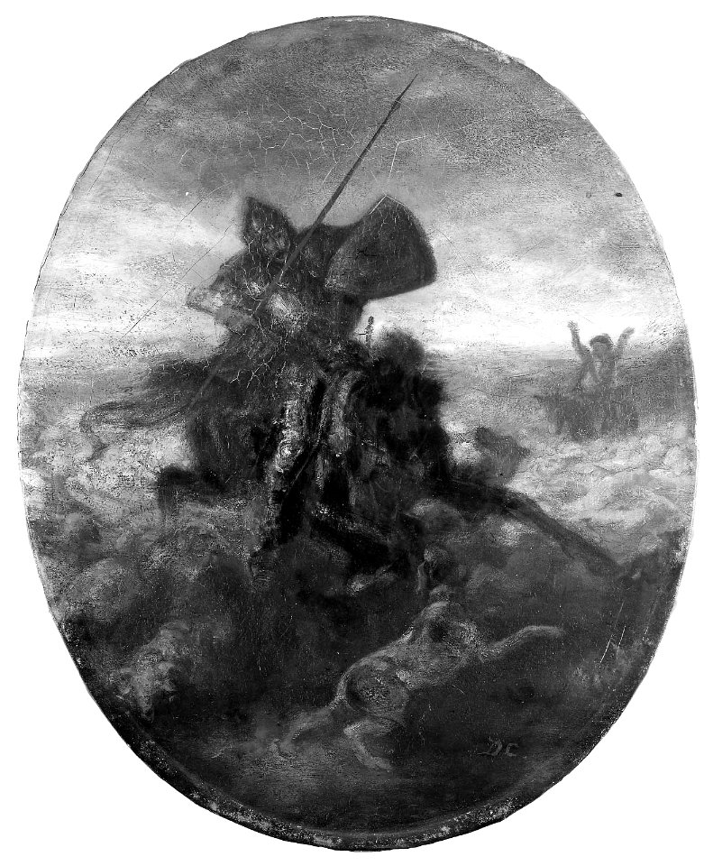 Alexandre Gabriel Decamps - Don Quixote Charging the Sheep - 03.738 - Museum of Fine Arts