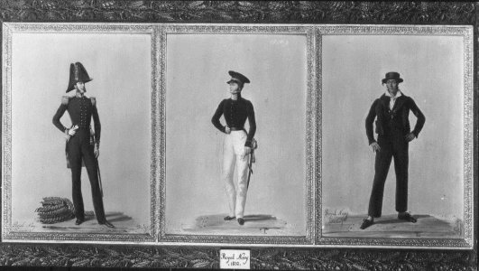 Alexandre-Jean Dubois Drahonet (1791-1834) - Midshipman George Bott, Royal Navy - RCIN 407064 - Royal Collection