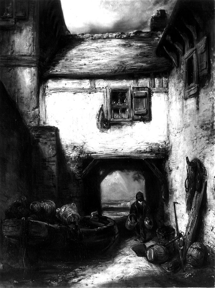 Alexandre Gabriel Decamps - Courtyard - 1894.1046 - Art Institute of Chicago