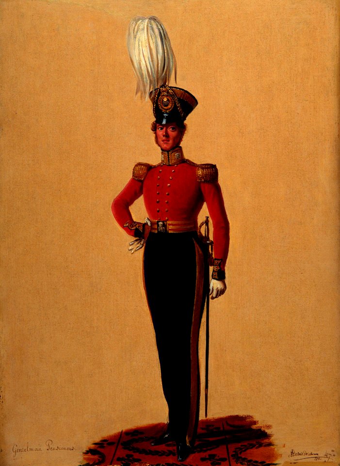 Alexandre-Jean Dubois Drahonet (1791-1834) - The Honourable Band of Gentlemen Pensioners - RCIN 407002 - Royal Collection