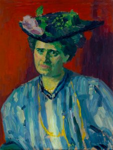 Alexej von Jawlensky - Porträt Hedwig Kubin - G 15670 - Lenbachhaus