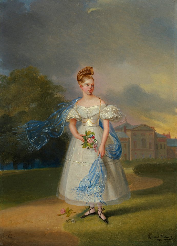 Alexandre-Jean Dubois Drahonet (1791-1834) - Queen Victoria (1819-1901), when a Girl - RCIN 407006 - Royal Collection