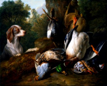 Alexandre-François Desportes - Still Life with Dog and Game - BF.1991.6 - Museum of Fine Arts