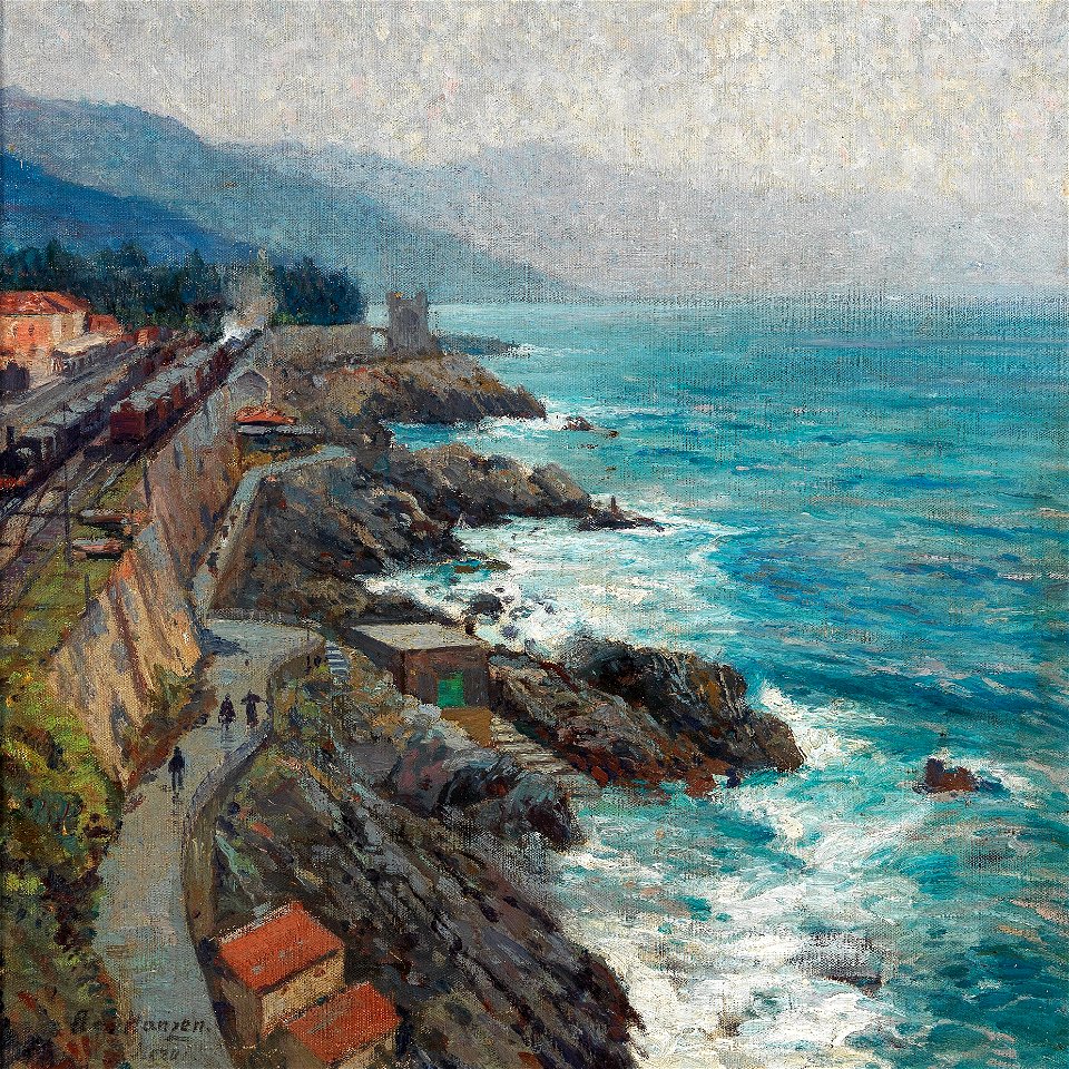 Alexei Vasilievich Hanzen Coast at Nervi