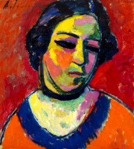 Alexei von Jawlensky - Portrait of a Woman - 98.284 - Museum of Fine Arts, Houston
