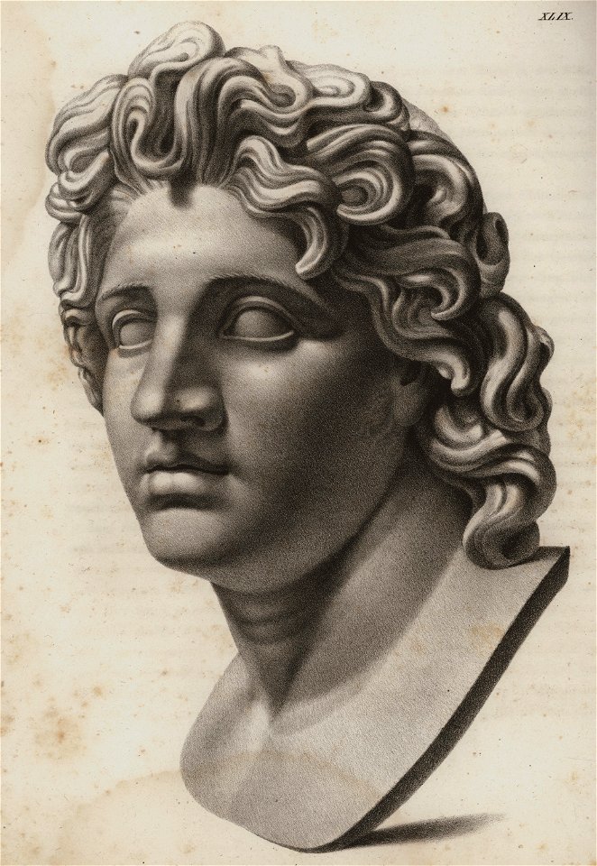 Alexandros der Grosse (Nach einer Büste im Capitolischen Museum) - Horner Johann Jakob - 1842